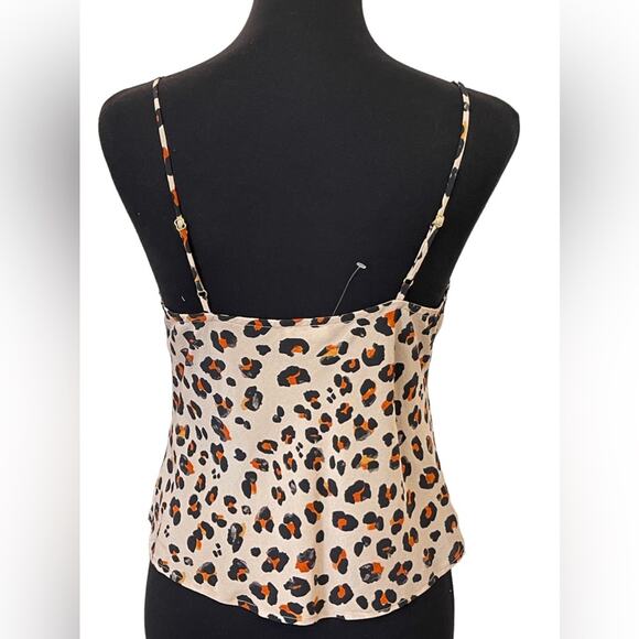 New ~ FREE PEOPLE ~ Cowl Neck Tank Top Small ~ ADORBS VACAY - Picture 3 of 6